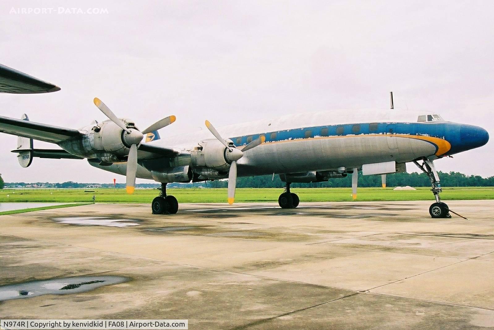 N974R, 1957 Lockheed L-1649A-98 Starliner C/N 1040, At Fantasy of Flight, Polk City, circa 2003.