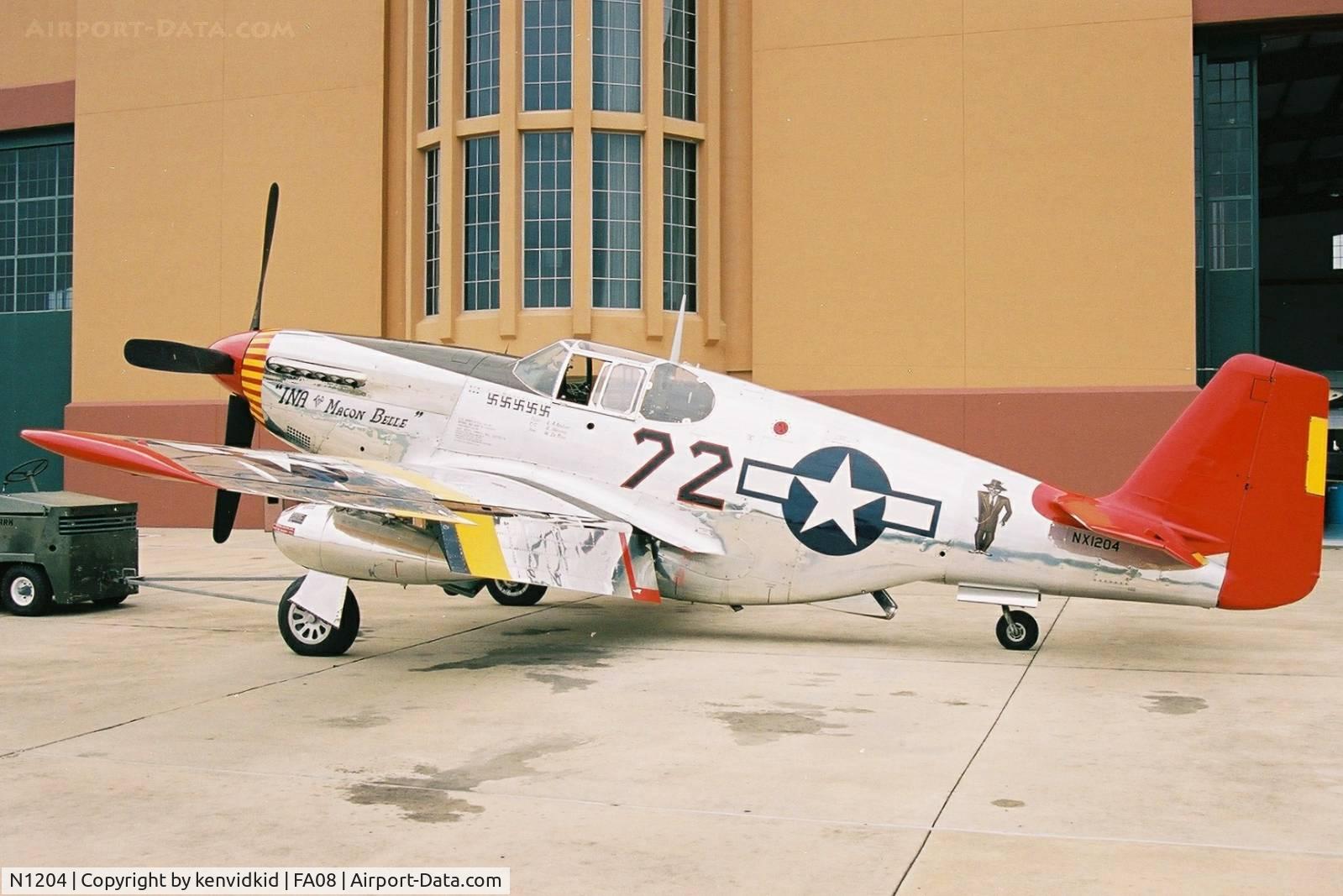 N1204, 1944 North American P-51C Mustang C/N 103-26385, At Fantasy of Flight, Polk City, circa 2003.