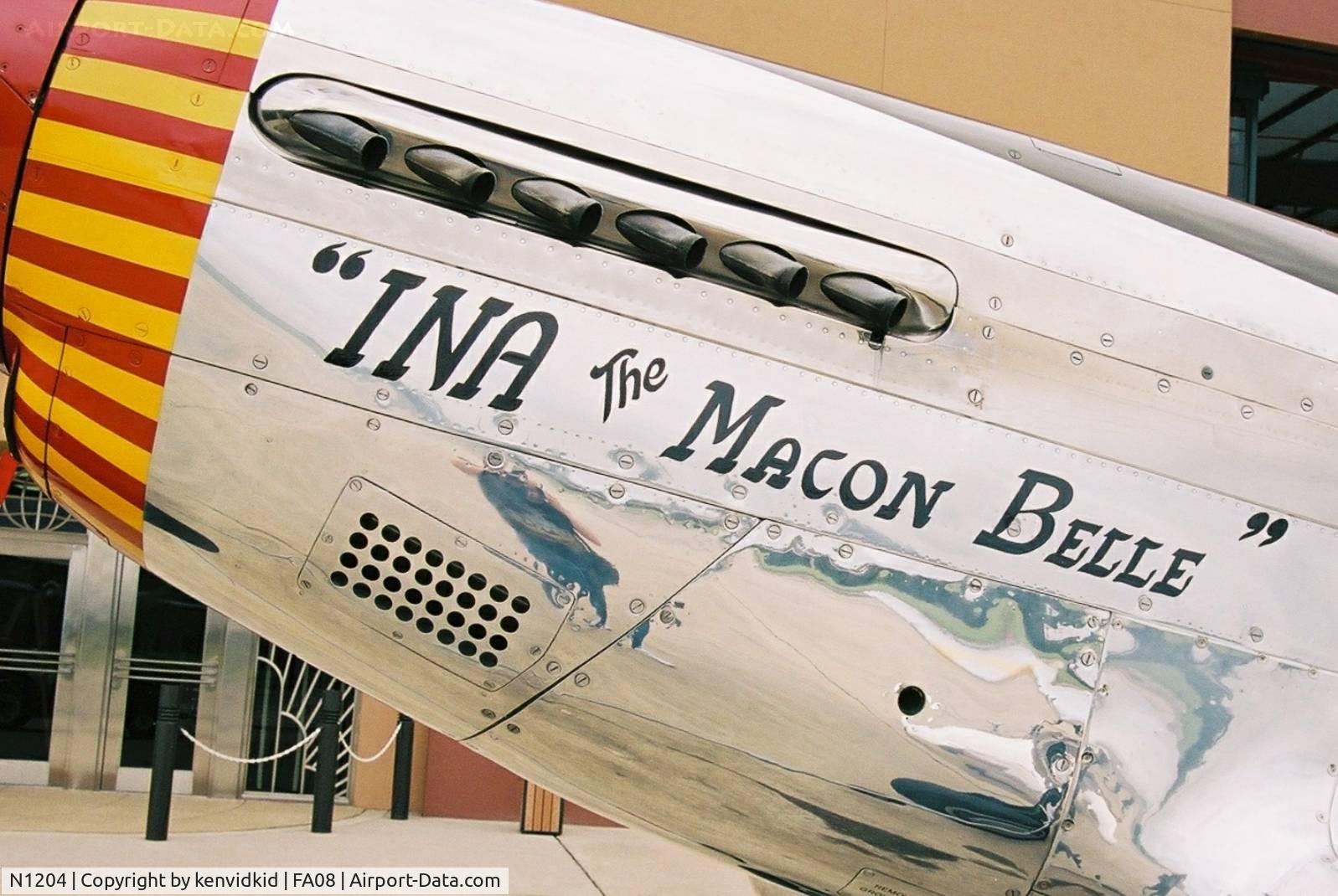N1204, 1944 North American P-51C Mustang C/N 103-26385, At Fantasy of Flight, Polk City, circa 2003.