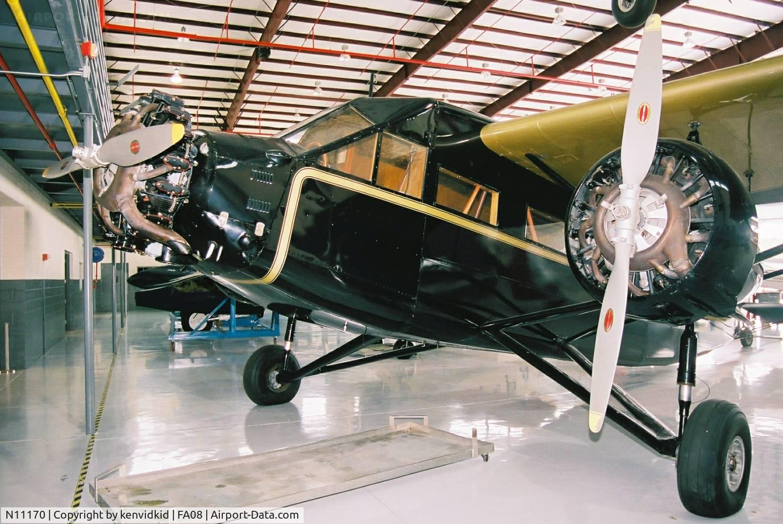N11170, 1931 Stinson SM-6000-B C/N 5023, At Fantasy of Flight, Polk City, circa 2003.