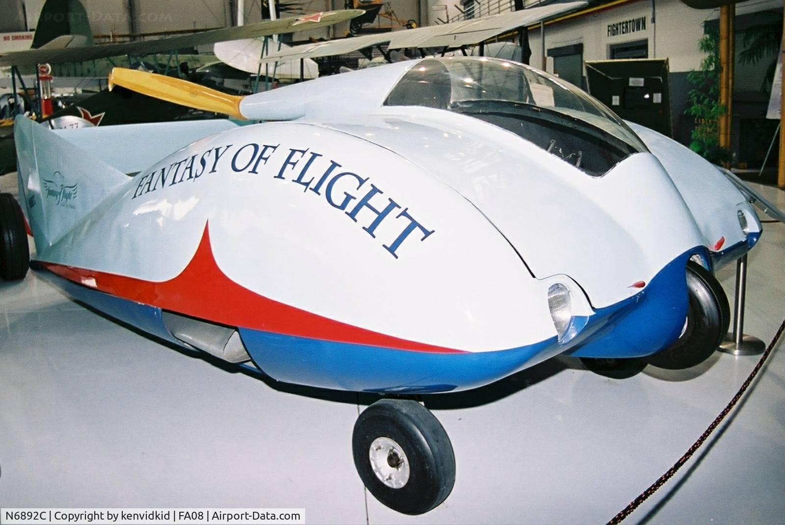 N6892C, 1959 Roadair Flying Auto C/N 1, At Fantasy of Flight, Polk City, circa 2003.