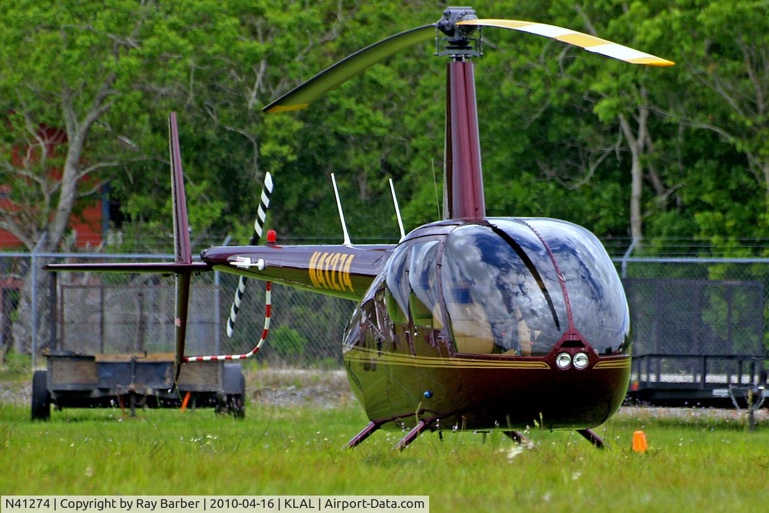 N41274, 2008 Robinson R44 II C/N 12297, Robinson R-44 Raven II [12297] Lakeland-Linder~N 16/04/2010
