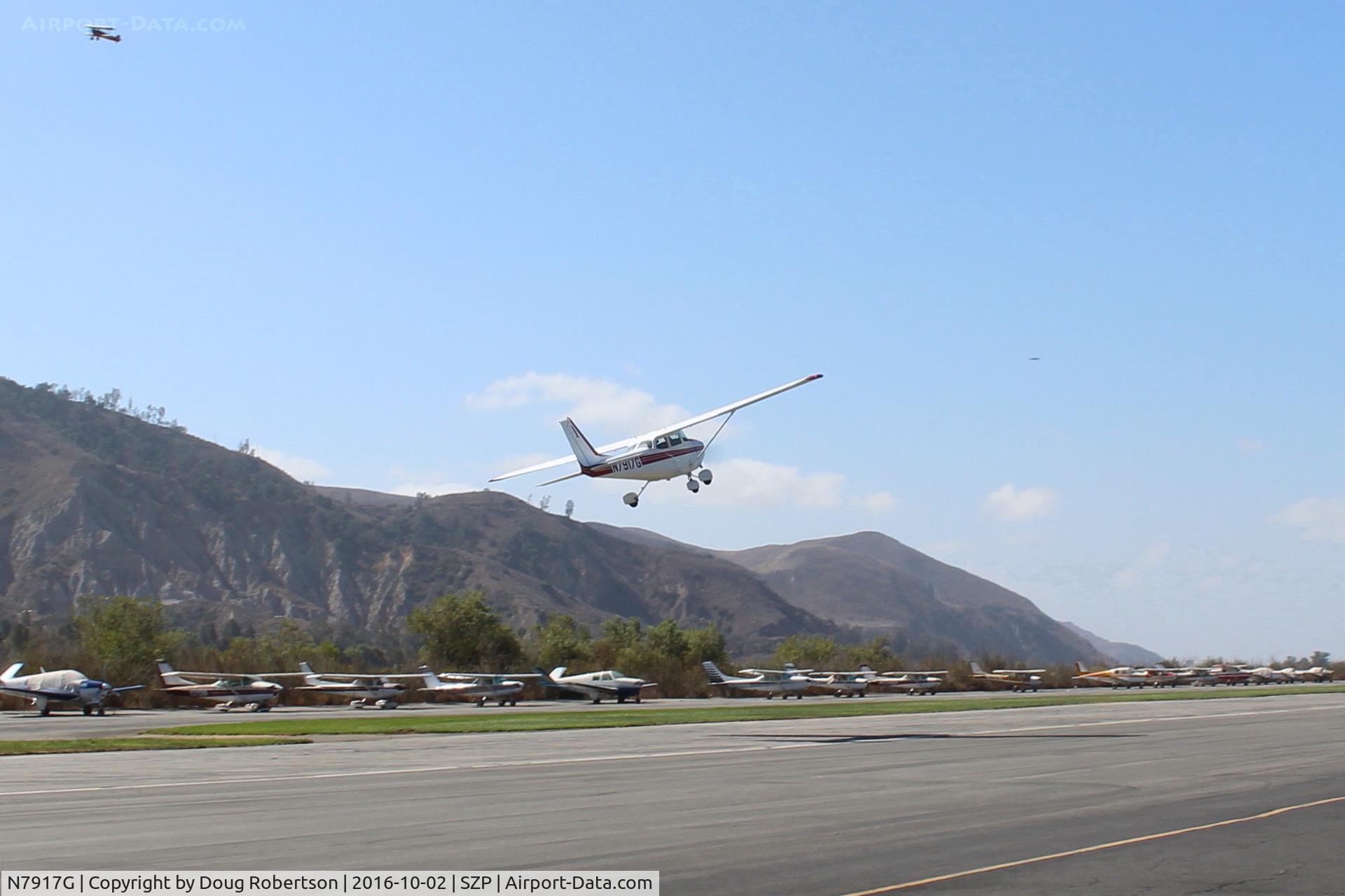 N7917G, 1970 Cessna 172L C/N 17259617, 1970 Cessna 172L SKYHAWK, Lycoming O-320-E2D 150 Hp, takeoff climb Rwy 22