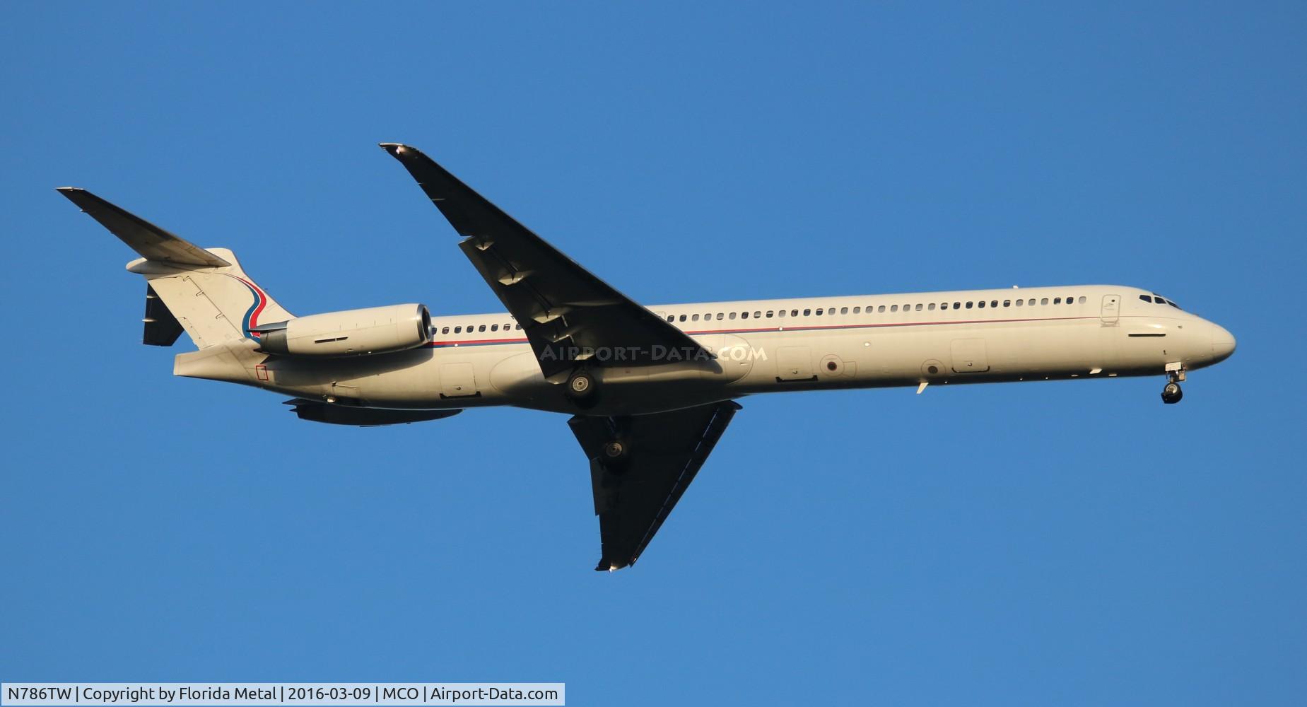 N786TW, 1992 McDonnell Douglas MD-83 (DC-9-83) C/N 53123, Ameristar