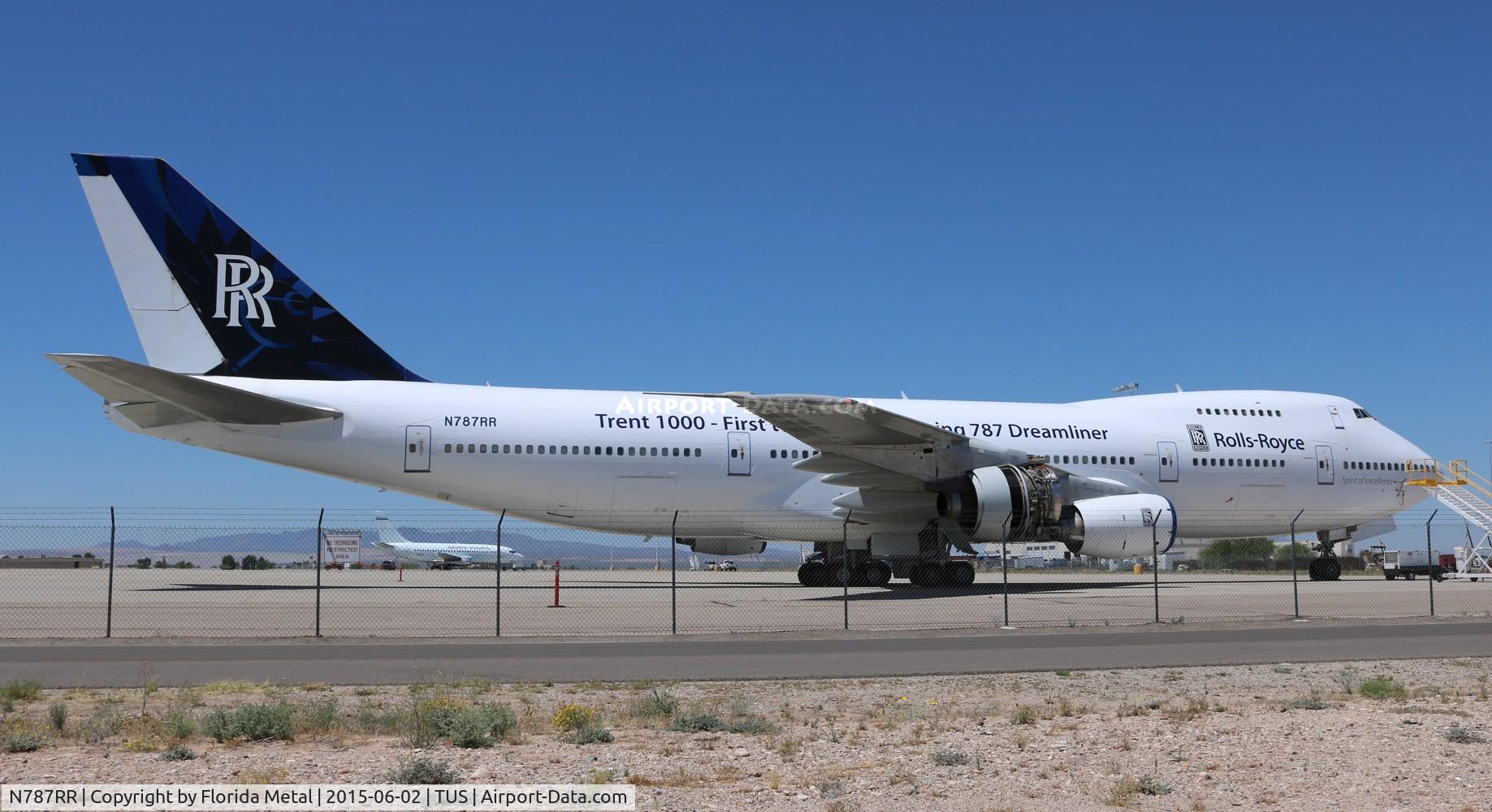 N787RR, 1980 Boeing 747-267B C/N 21966, Rolls Royce test plane