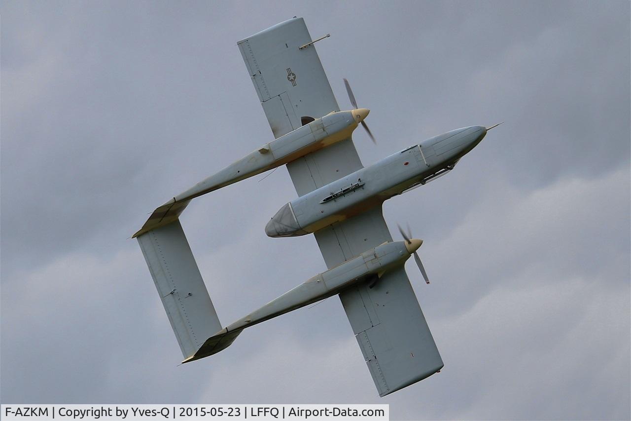 F-AZKM, 1971 North American OV-10B Bronco C/N 338-9 (305-65), North American OV-10B Bronco, On display, La Ferté-Alais airfield (LFFQ) Airshow 2015