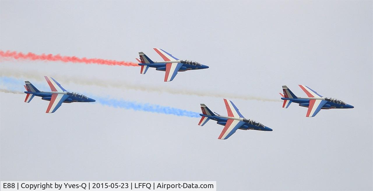 E88, Dassault-Dornier Alpha Jet E C/N E88, Dassault-Dornier Alpha Jet E (F-TELL), Athos 03 of Patrouille de France 2015, La Ferté-Alais airfield (LFFQ) Air show 2015