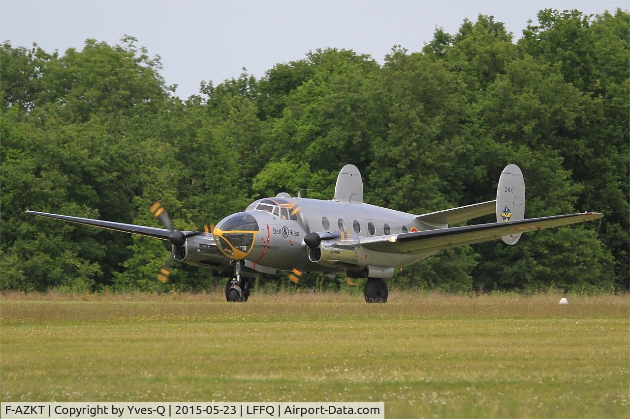 F-AZKT, 1954 Dassault MD-311 Flamant C/N 260, Dassault MD-311 Flamant, Take off run, La Ferté-Alais airfield (LFFQ) Airshow 2015