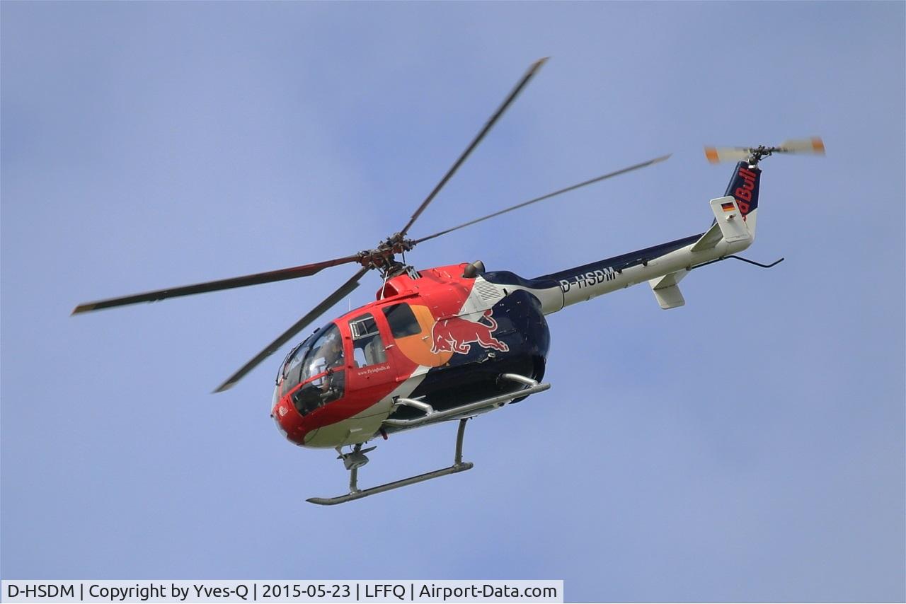 D-HSDM, MBB Bo-105CB C/N S-126, MBB Bo-105CB, On display, La Ferté-Alais airfield (LFFQ) Airshow 2015