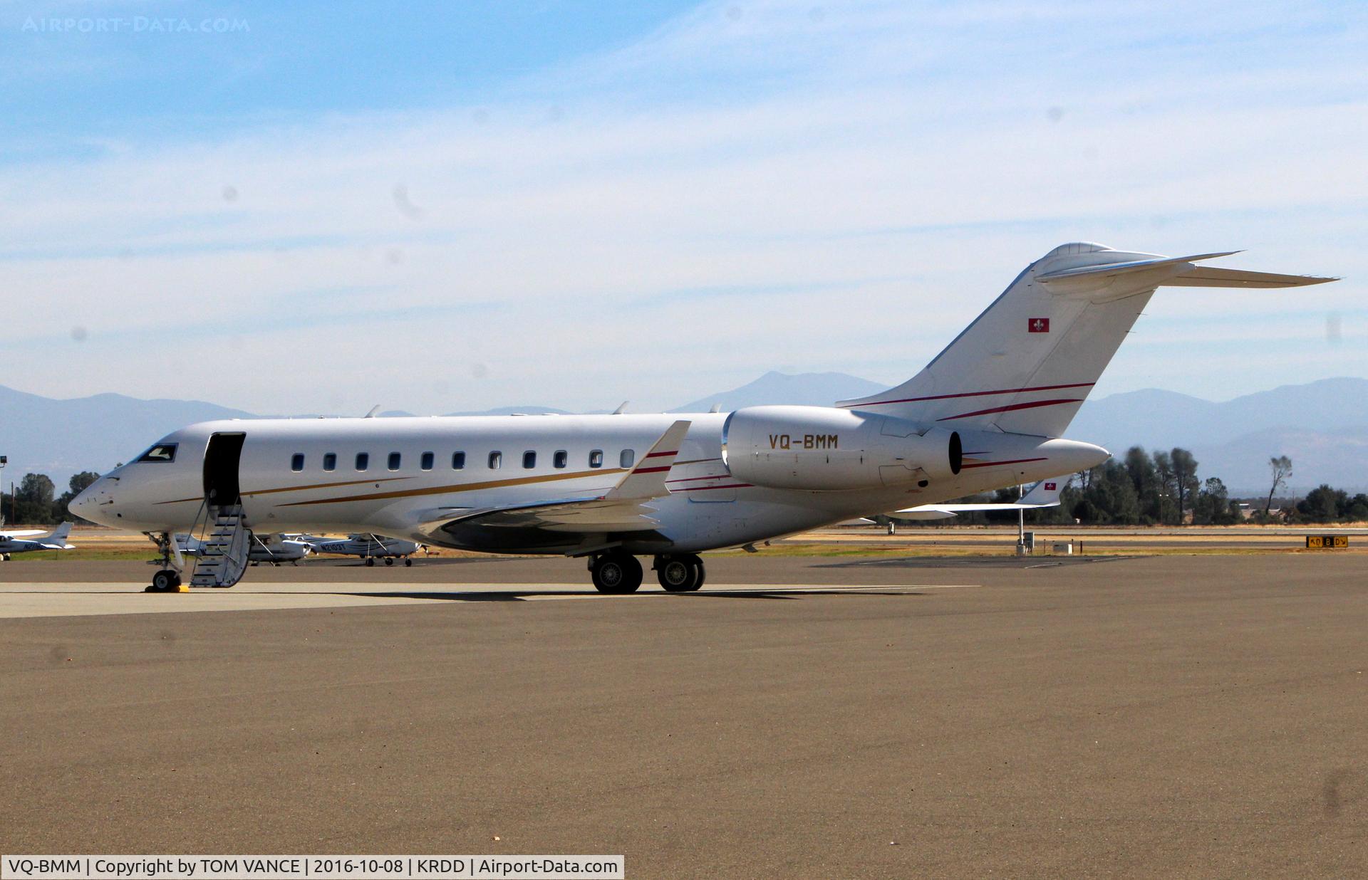 VQ-BMM, 2006 Bombardier BD-700-1A11 Global 5000 C/N 9198, reregistered March 11, 2016 prior HB-JRR