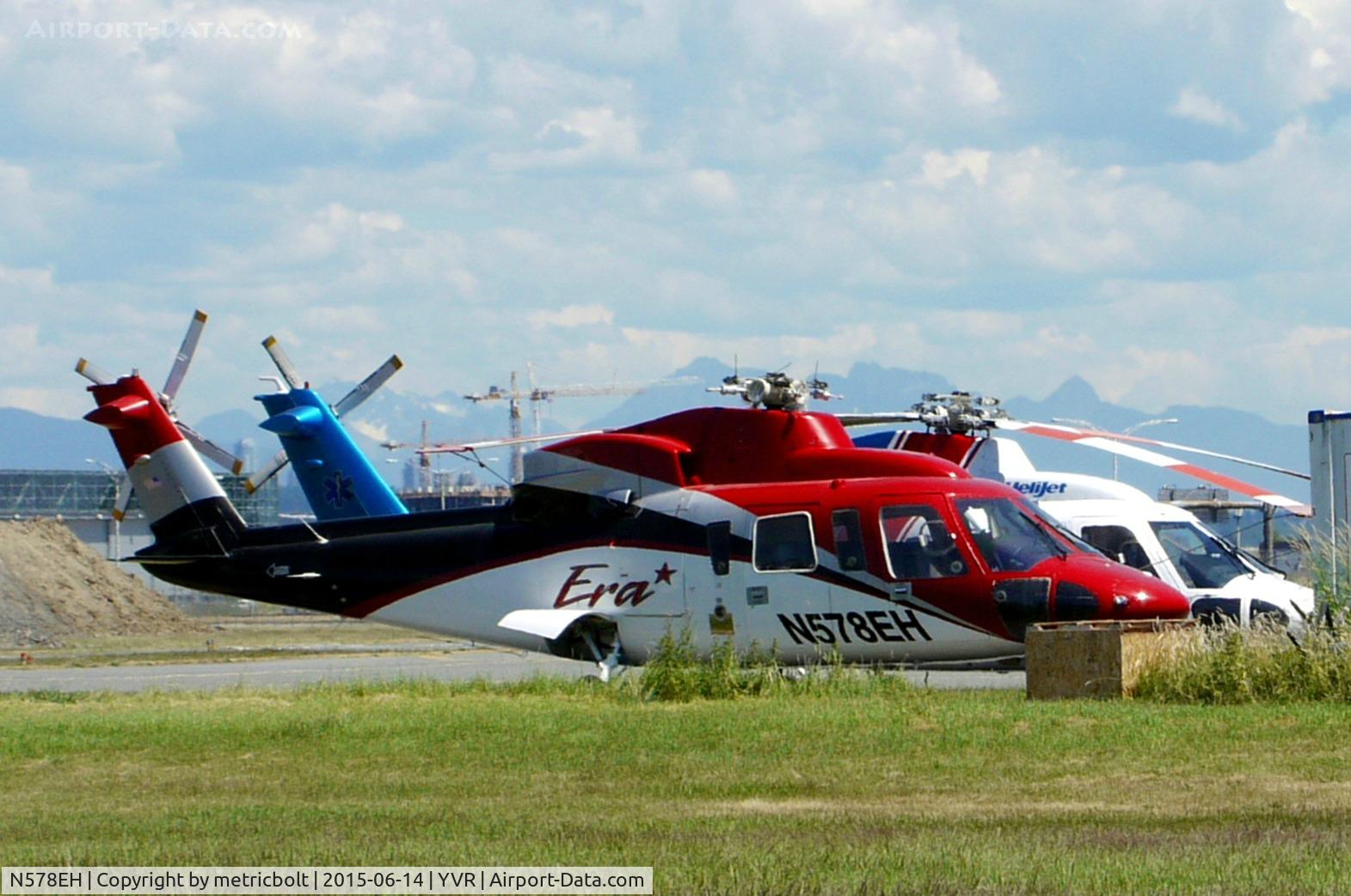 N578EH, 1980 Sikorsky S-76A C/N 760099, At YVR