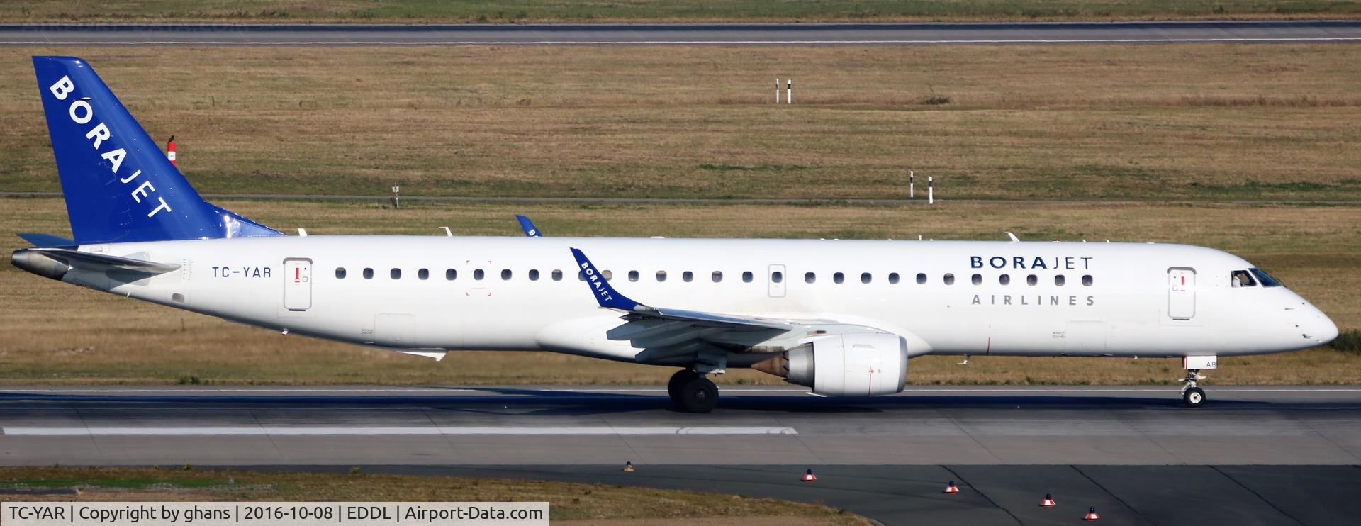 TC-YAR, 2007 Embraer 195LR (ERJ-190-200LR) C/N 19000093, Taking off