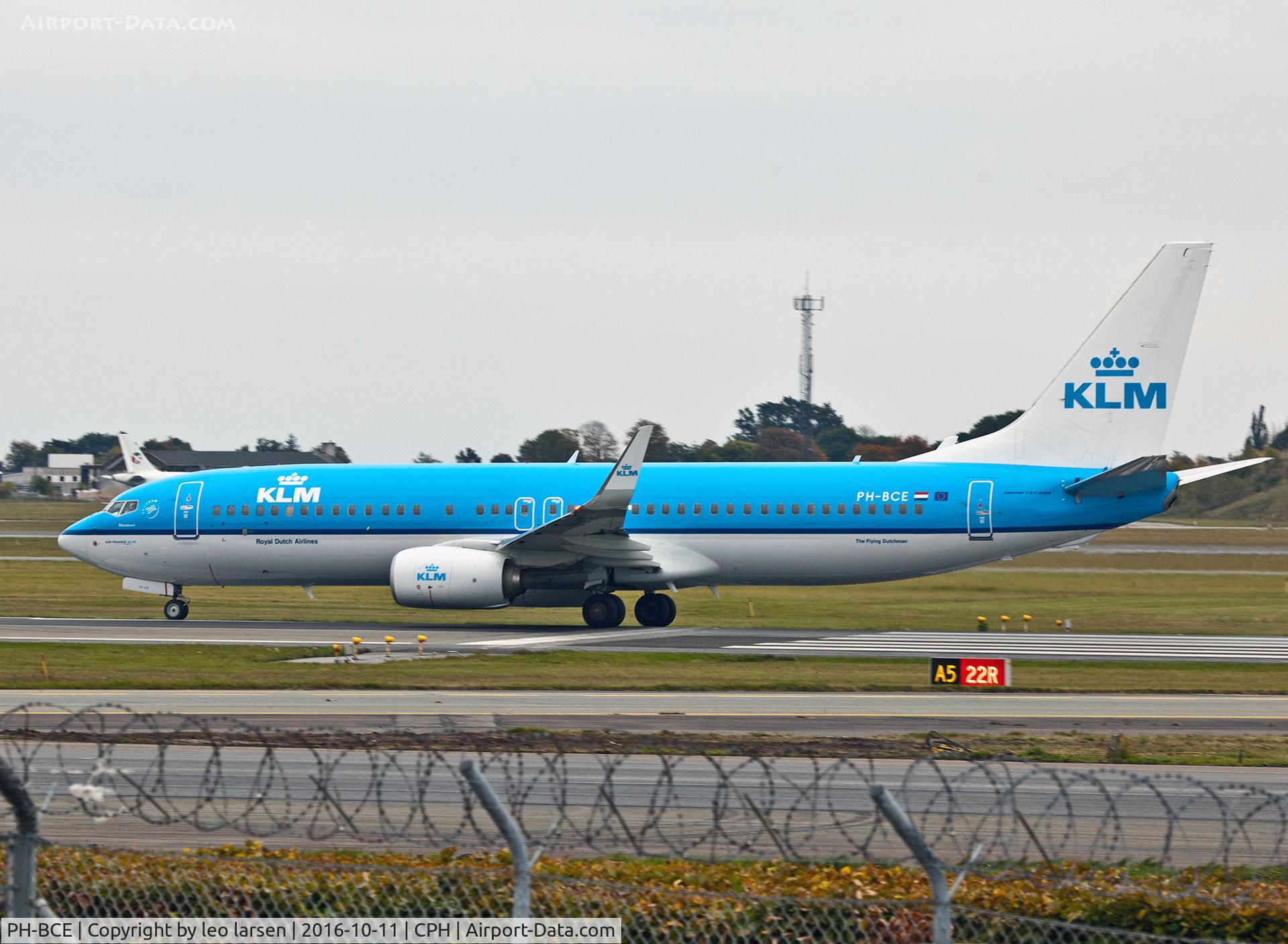 PH-BCE, 2014 Boeing 737-8K2 C/N 42151, Copenhagen 11.10.16