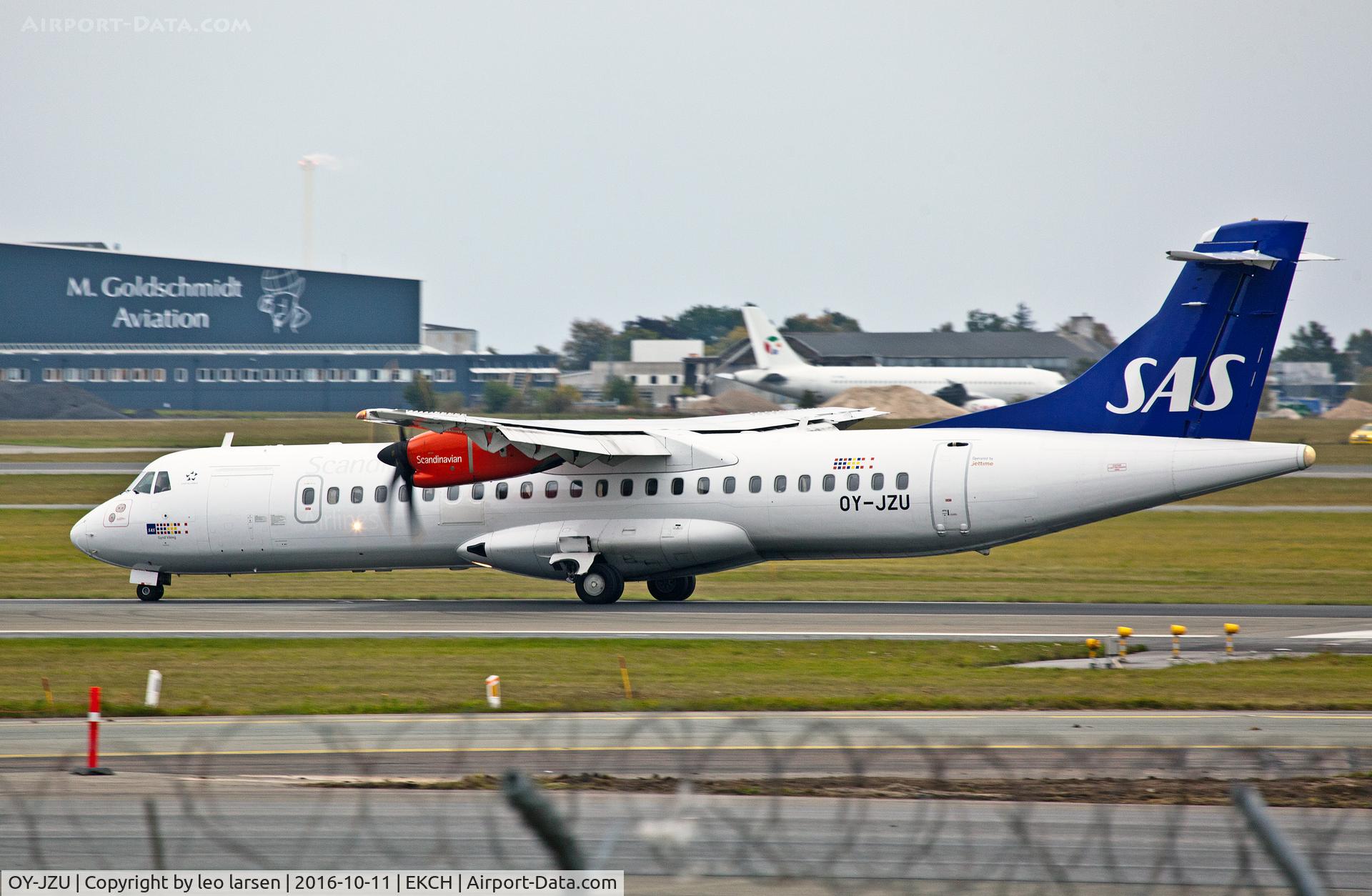 OY-JZU, 2005 ATR 72-212A C/N 723, Copenhagen 11.10.16