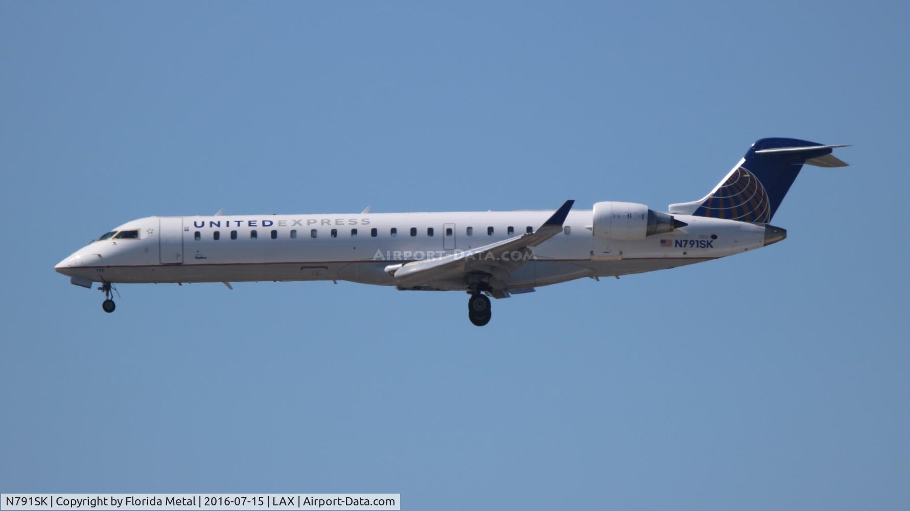 N791SK, 2009 Bombardier CRJ-700 (CL-600-2C10) Regional Jet C/N 10293, United