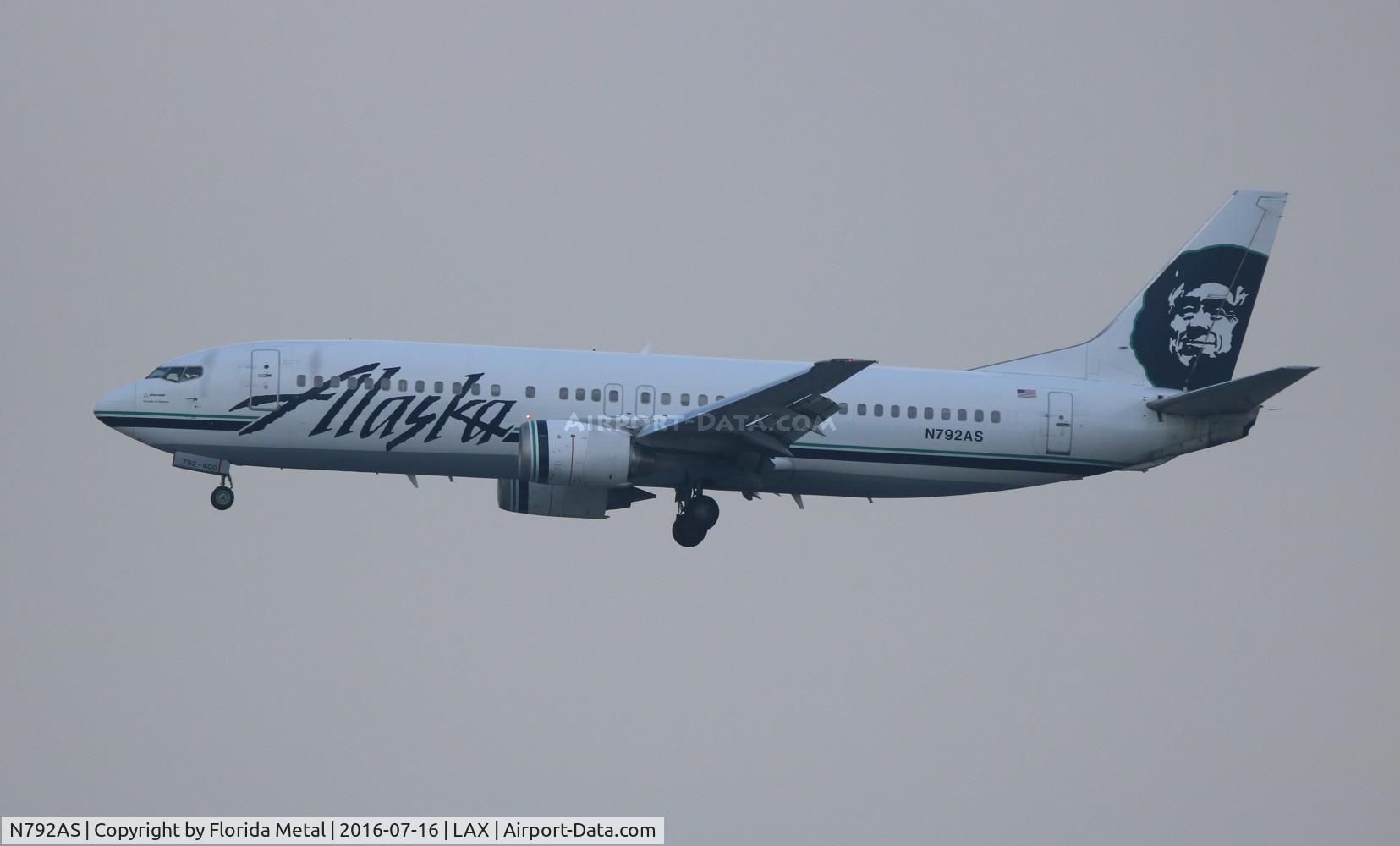 N792AS, 1997 Boeing 737-490 C/N 28887, Alaska