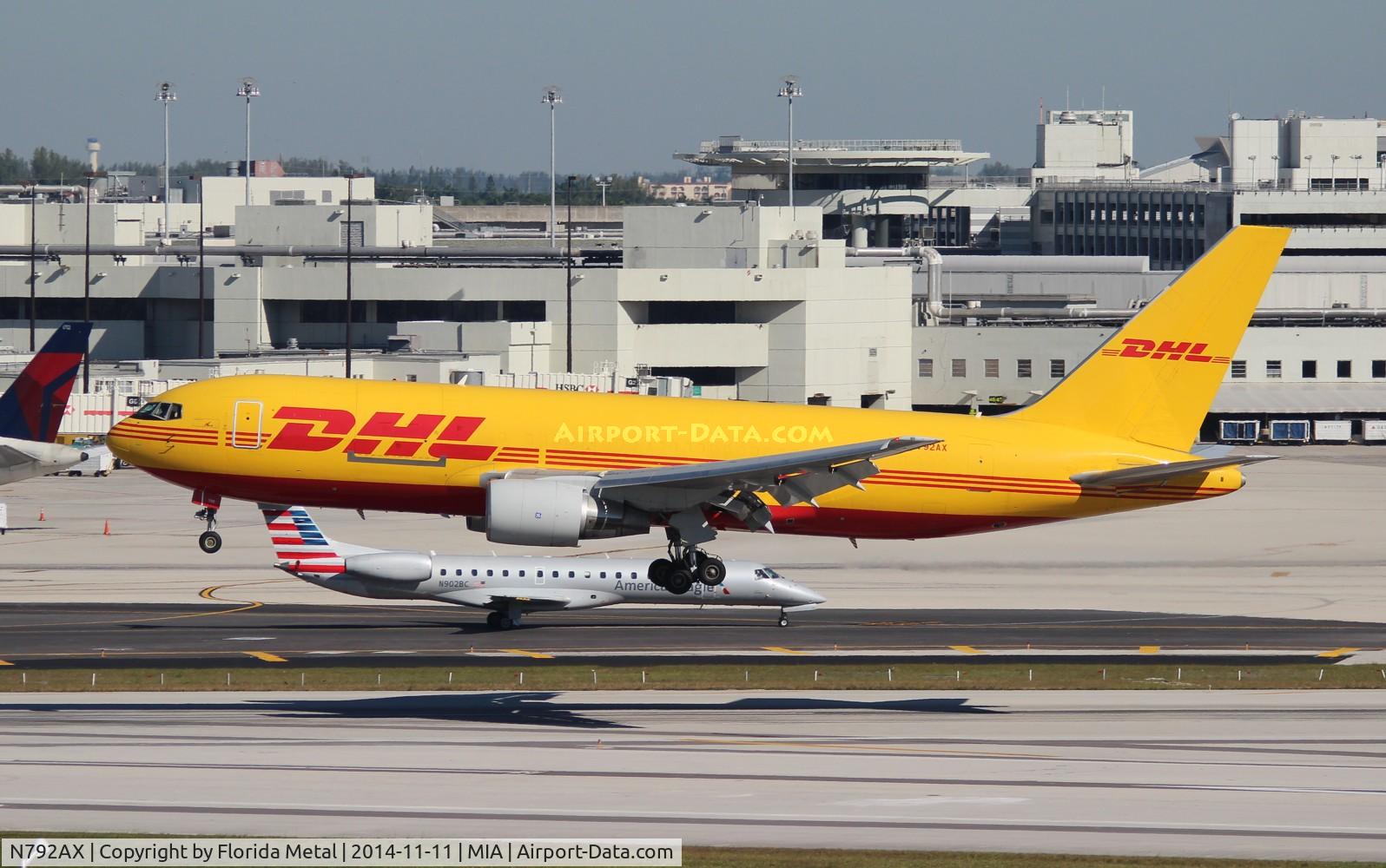 N792AX, 1986 Boeing 767-281 C/N 23142, DHL 767-200
