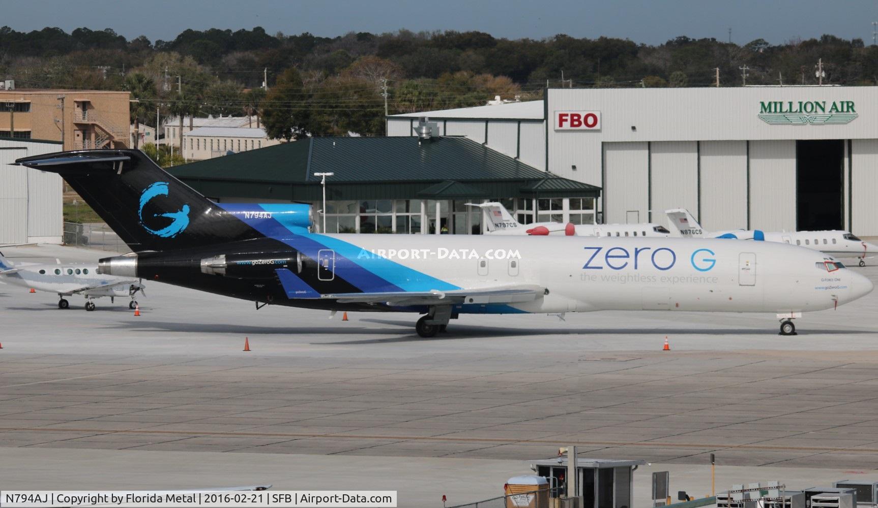 N794AJ, 1976 Boeing 727-227 C/N 21243, Zero G 727-200