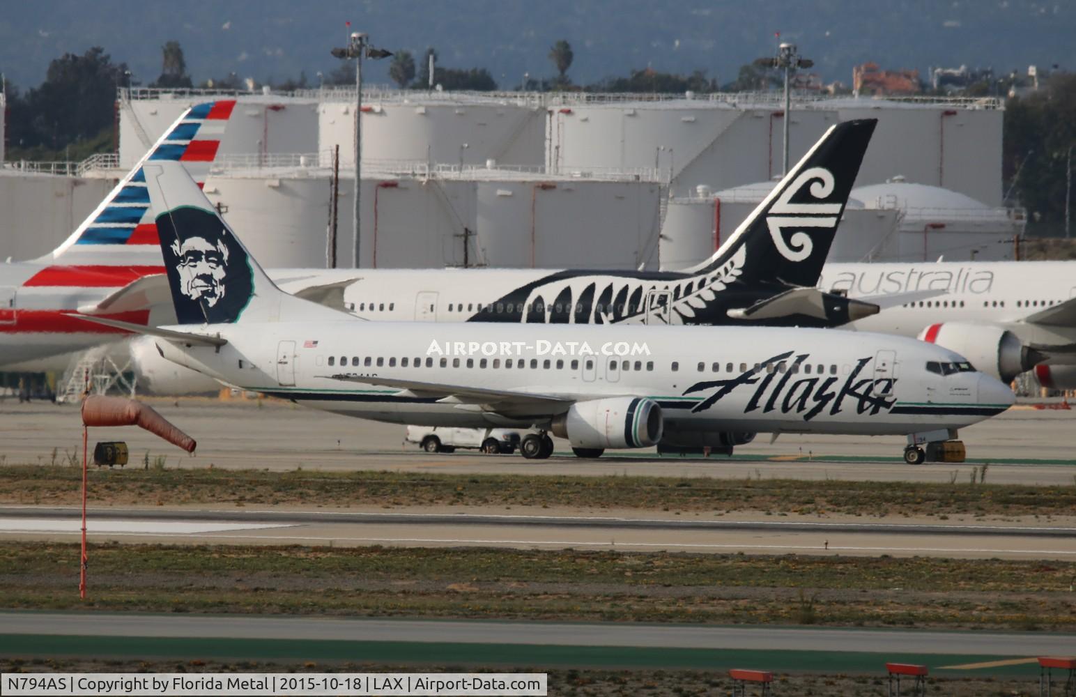 N794AS, 1998 Boeing 737-490 C/N 28889, Alaska