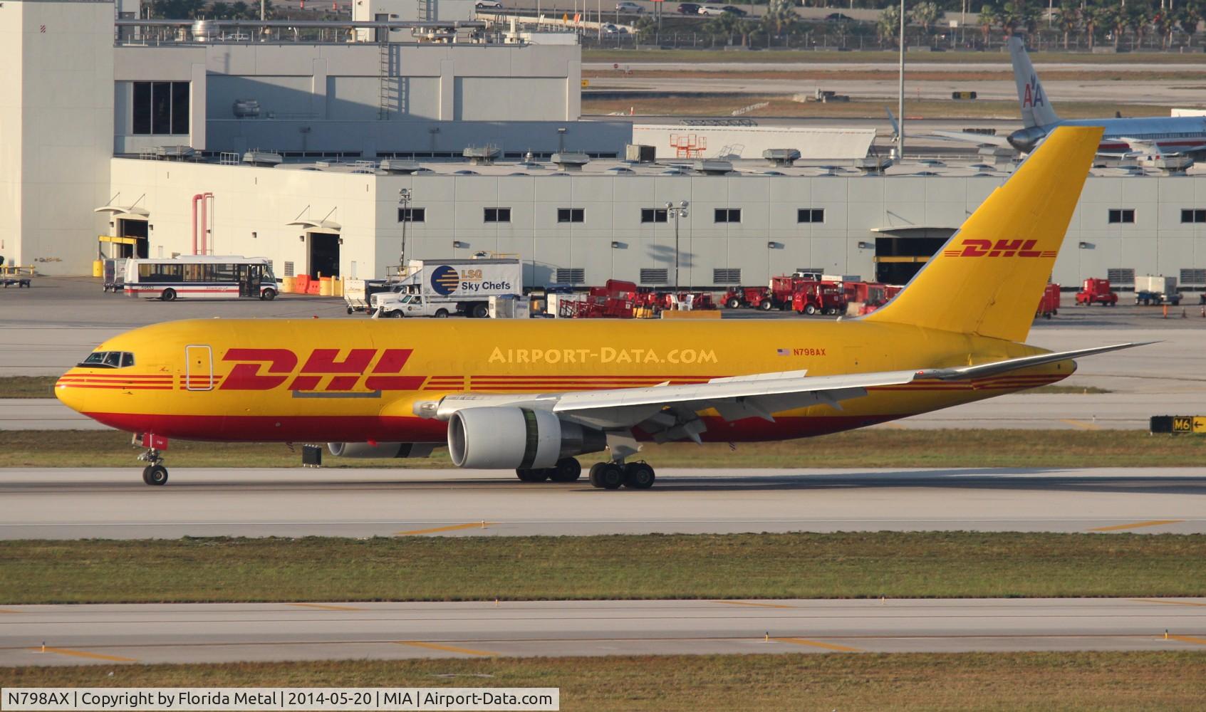 N798AX, 1986 Boeing 767-200 C/N 23431, DHL 767-200