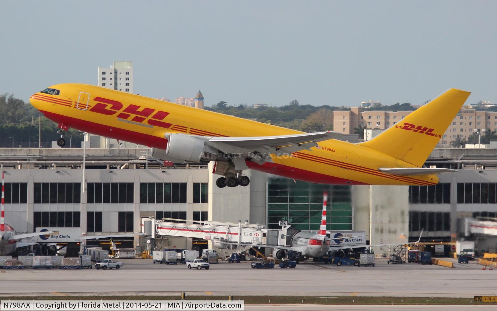 N798AX, 1986 Boeing 767-200 C/N 23431, DHL 767-200