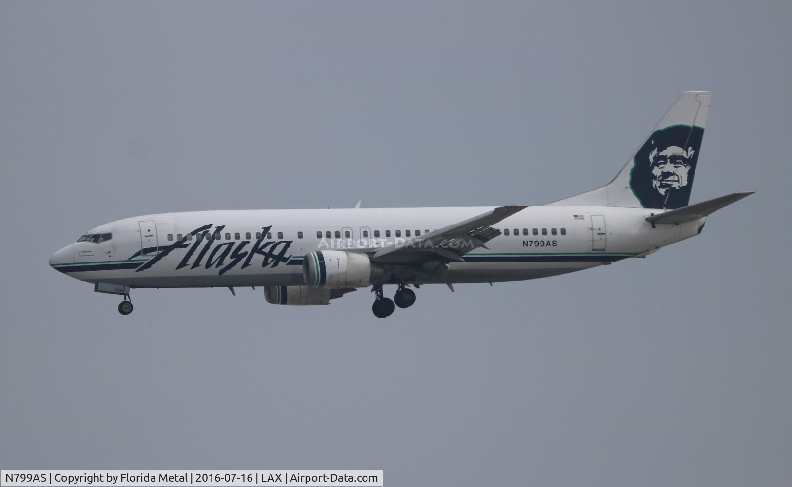 N799AS, 1998 Boeing 737-490 C/N 29270, Alaska