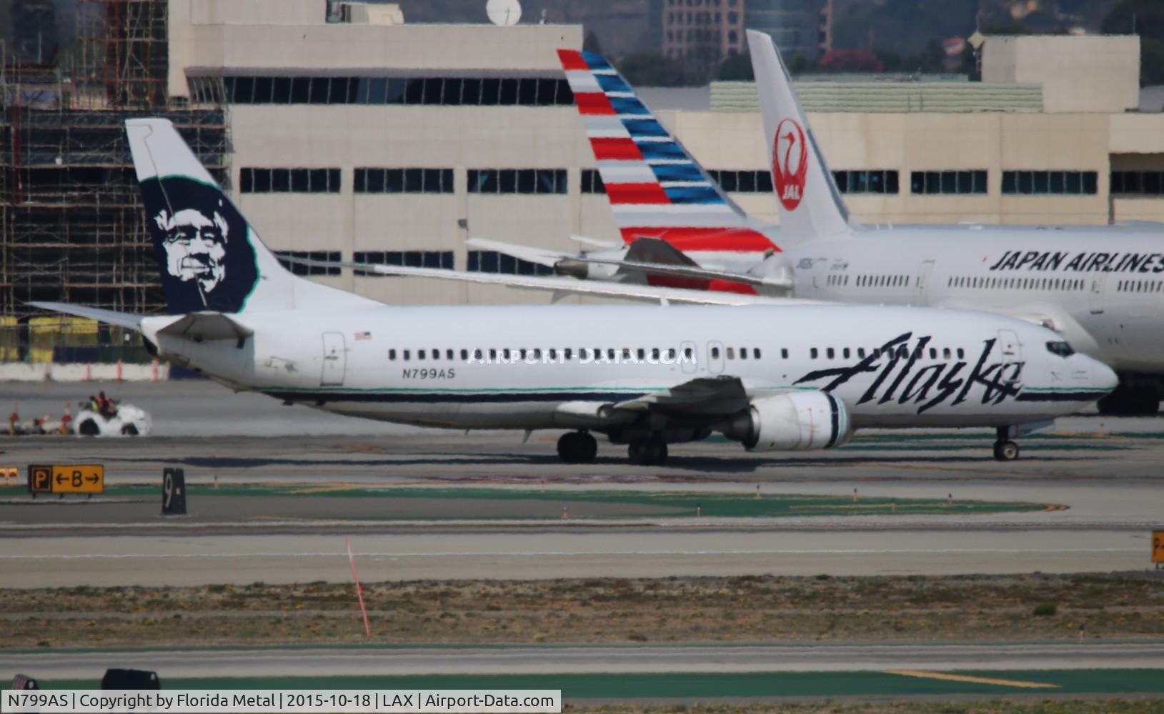 N799AS, 1998 Boeing 737-490 C/N 29270, Alaska