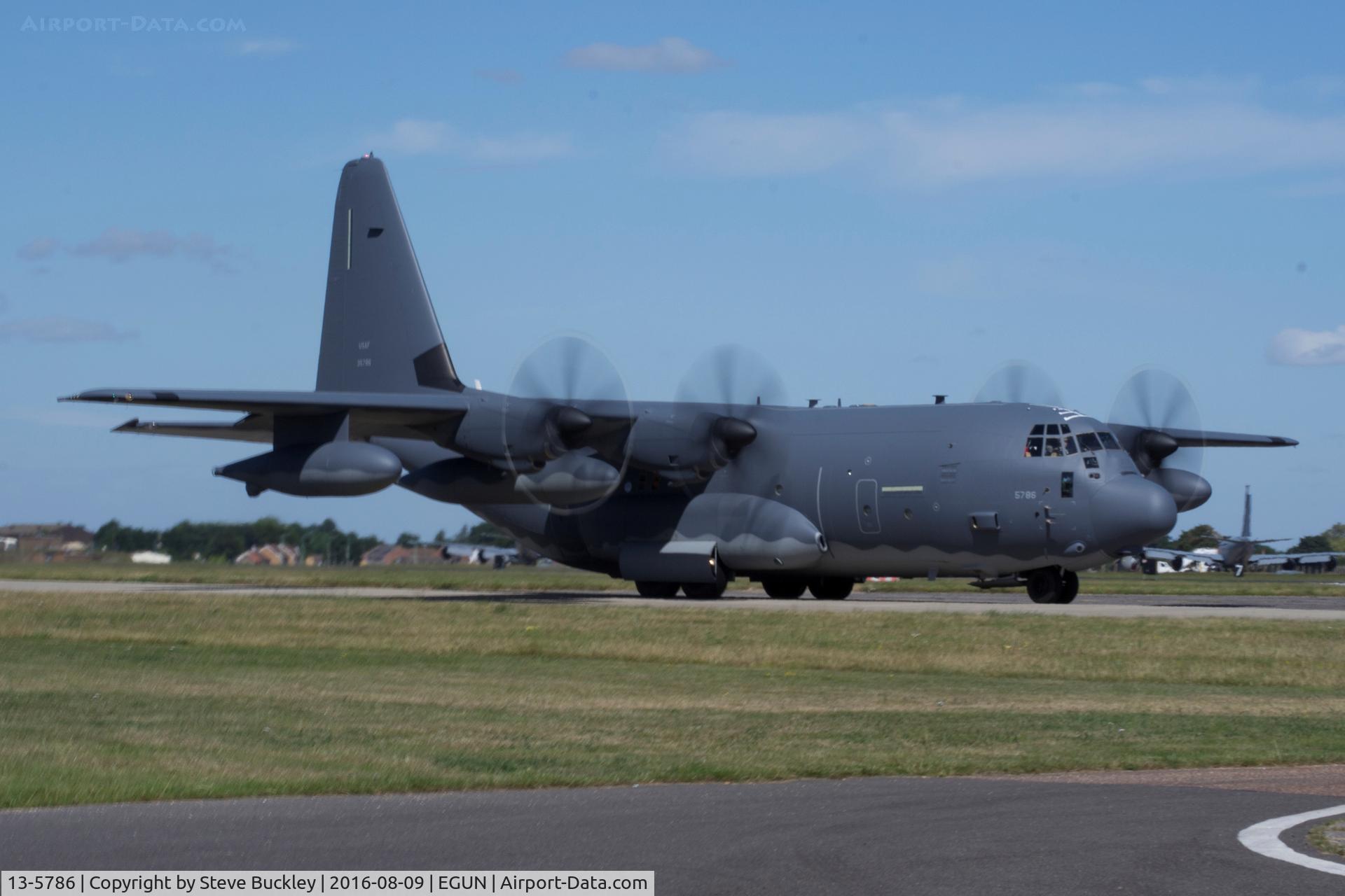 13-5786, 2015 Lockheed Martin MC-130J Commando II C/N 382-5786, MC-130J 13-5786 of the 67th SOS/352nd SOW taxis out for departure from Mildenhall