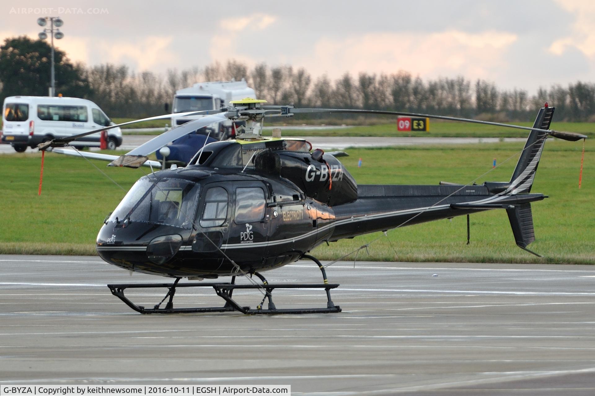 G-BYZA, 1992 Aerospatiale AS-355F-2 Ecureuil 2 C/N 5518, Return Visitor.