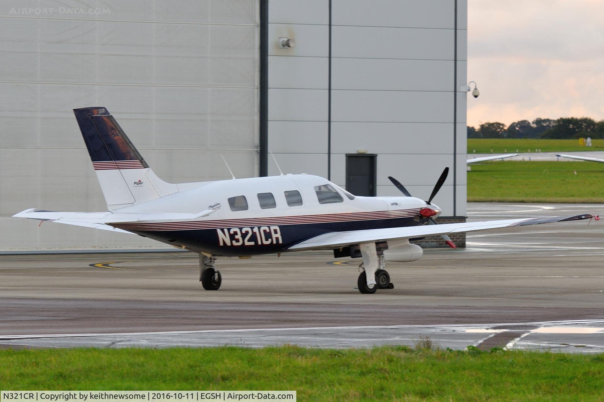 N321CR, 1997 Piper PA-46-350P Malibu Mirage C/N 4636124, Nice Visitor.