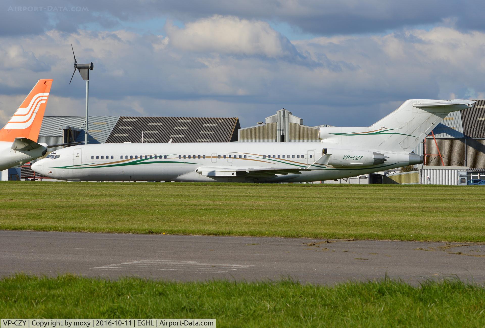 VP-CZY, 1978 Boeing 727-2P1 C/N 21595, Boeing 727-2P1 stored at Lasham.