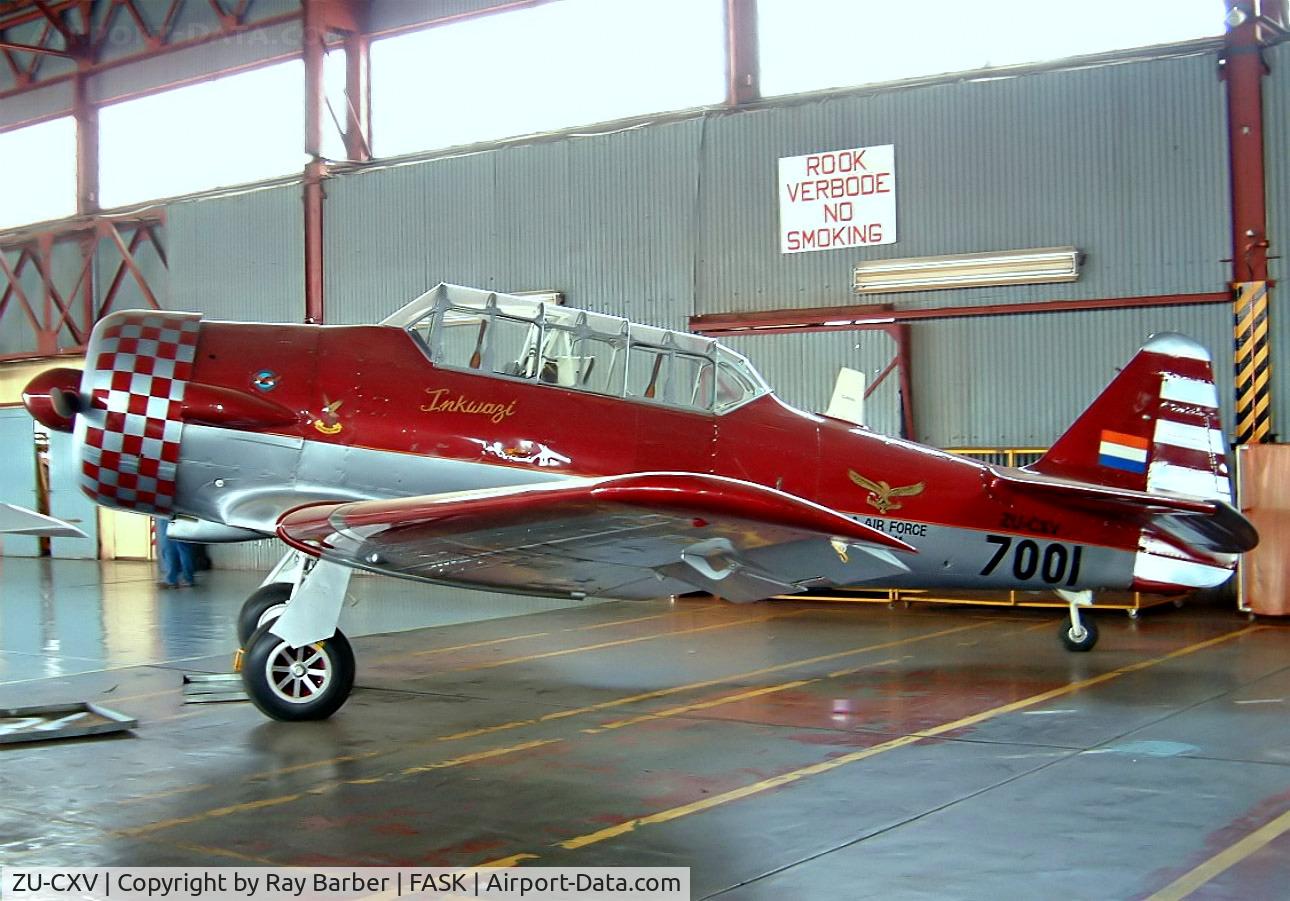 ZU-CXV, North American AT-6C Harvard IIA C/N 88-15683, North American AT-6D Harvard III [88-15683] Swartkop~ZS 06/10/2003