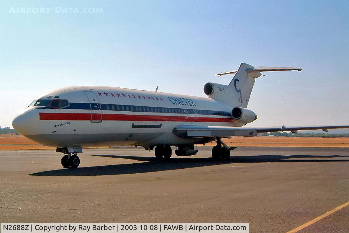 N2688Z, 1971 Boeing 727-44C C/N 20476, Boeing 727-44C [20476] (Charter America 4) Pretoria-Wonderboom~ZS 08/10/2003 Earlier image.