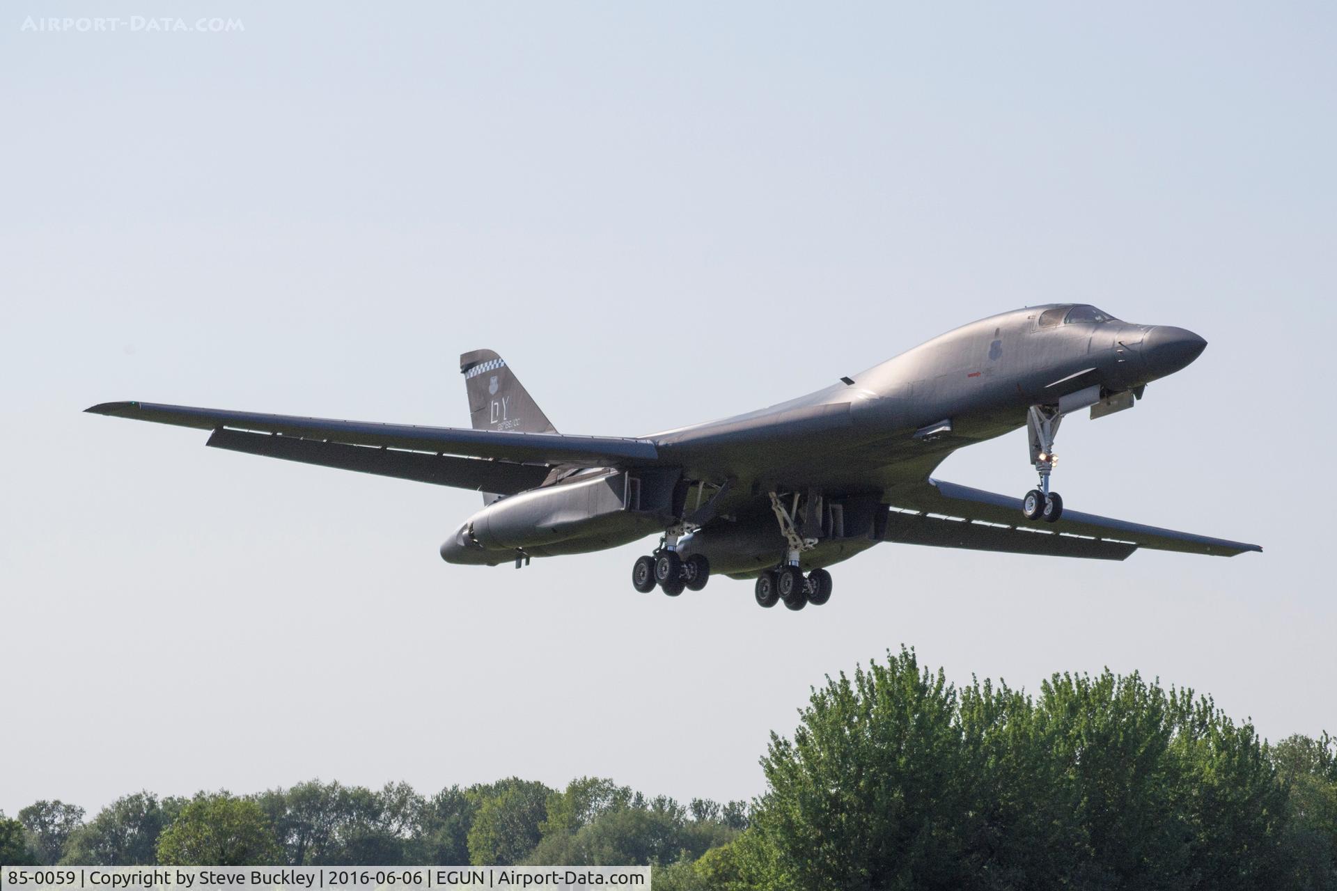 85-0059, 1985 Rockwell B-1B Lancer C/N 19, Rockwell B-1B Lancer 85-0059 