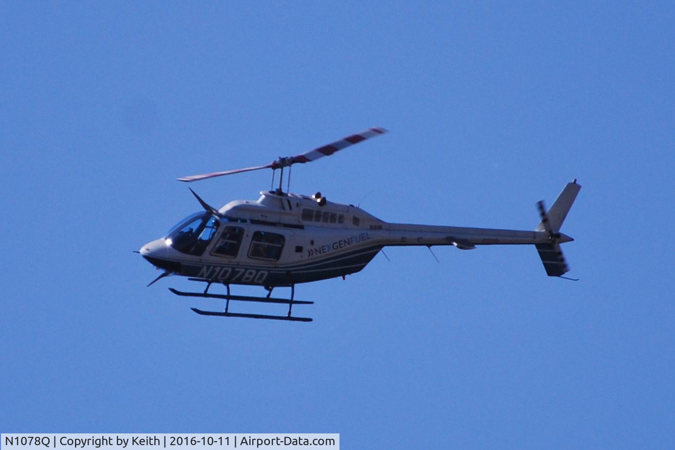 N1078Q, 1978 Bell 206B JetRanger III C/N 2425, Seen from West San Jose