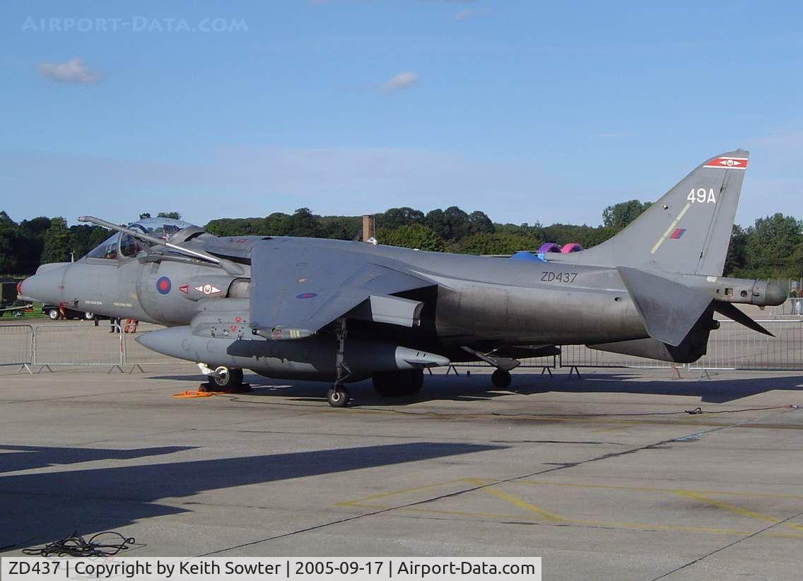ZD437, British Aerospace Harrier GR.7 C/N P49, RAF Coltishall Families Day