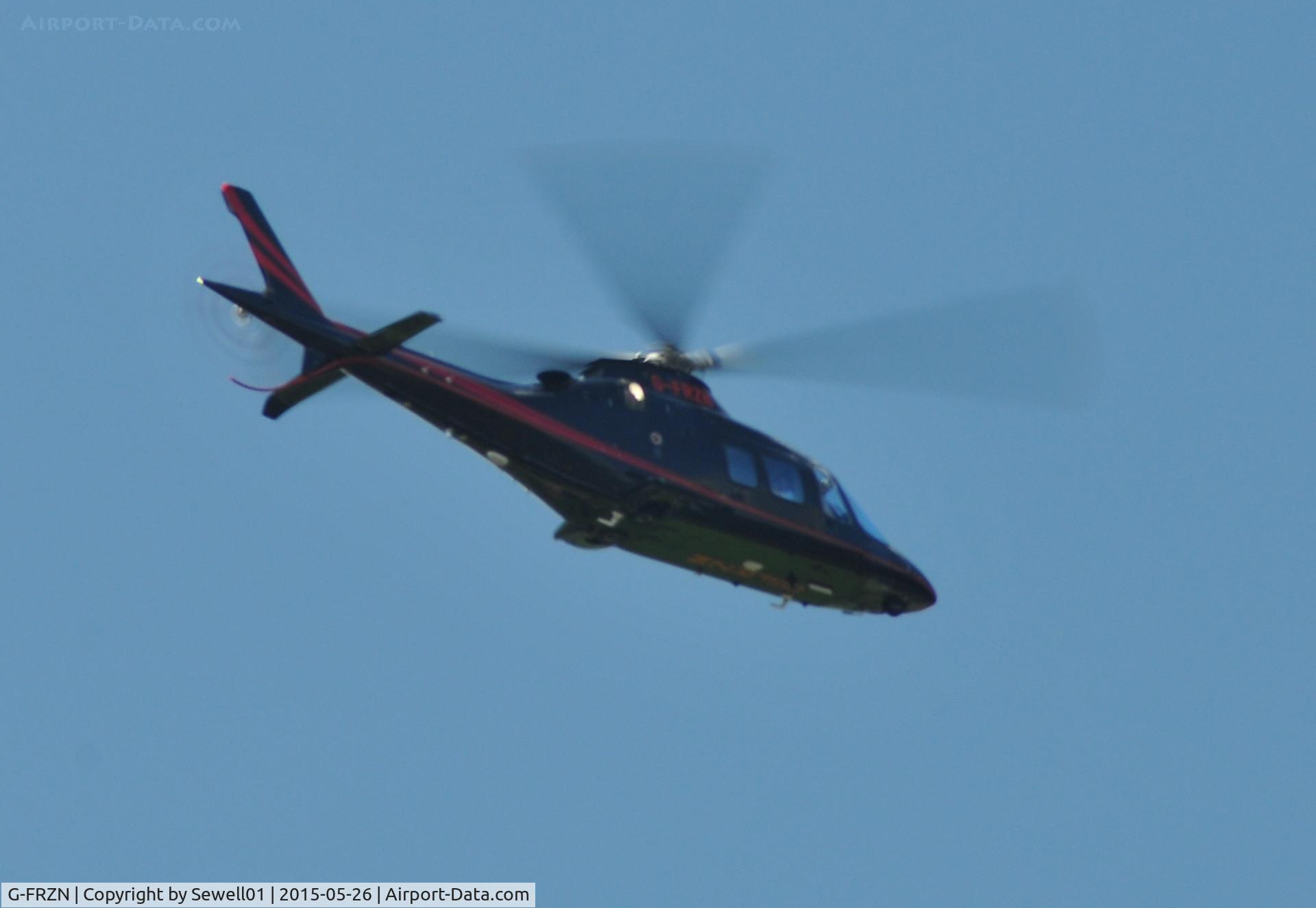 G-FRZN, 2009 Agusta A-109S Grand C/N 22125, Overhead