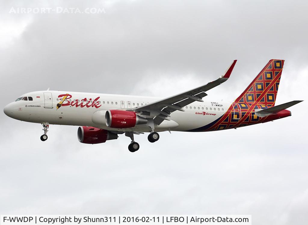 F-WWDP, 2015 Airbus A320-214 C/N 6951, C/n 6951 - To be PK-LAT