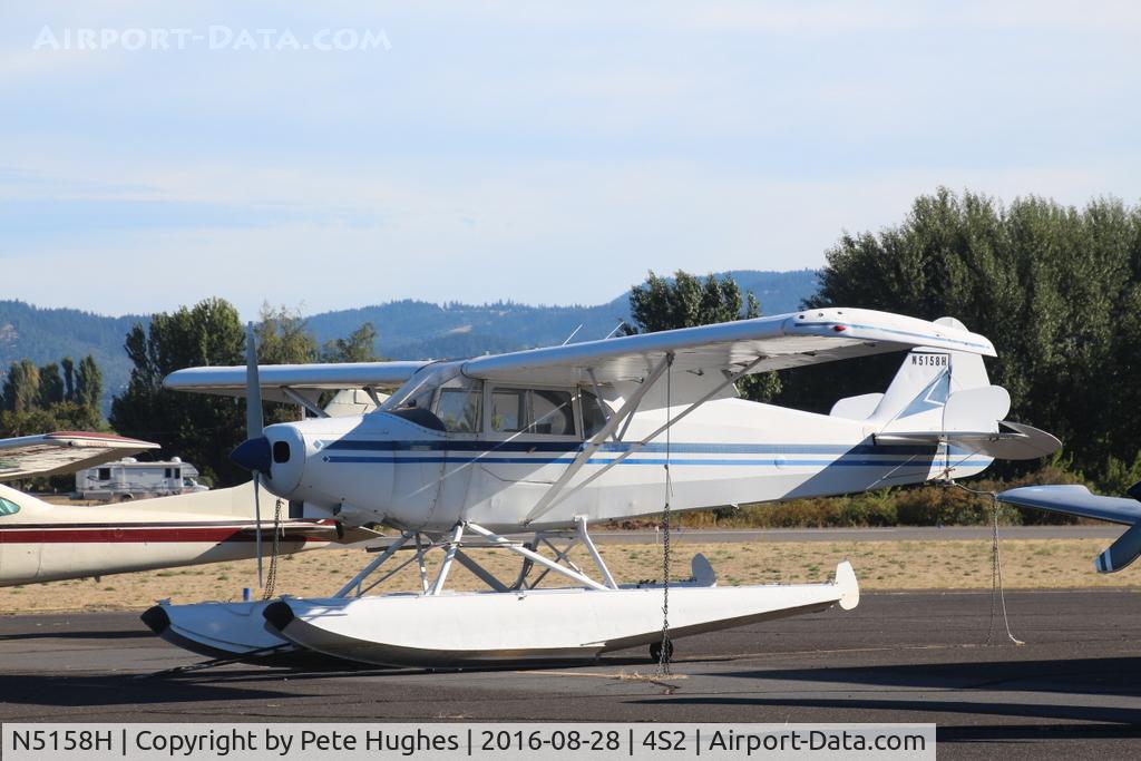 N5158H, 1948 Piper PA-14 Family Cruiser C/N 14-168, N5158H Pa14 on floats at Hood River, Oregon