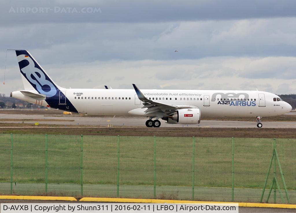 D-AVXB, 2015 Airbus A321-251NEO C/N 6839, C/n 6839 - First A321NEO prototype with LEAP engines