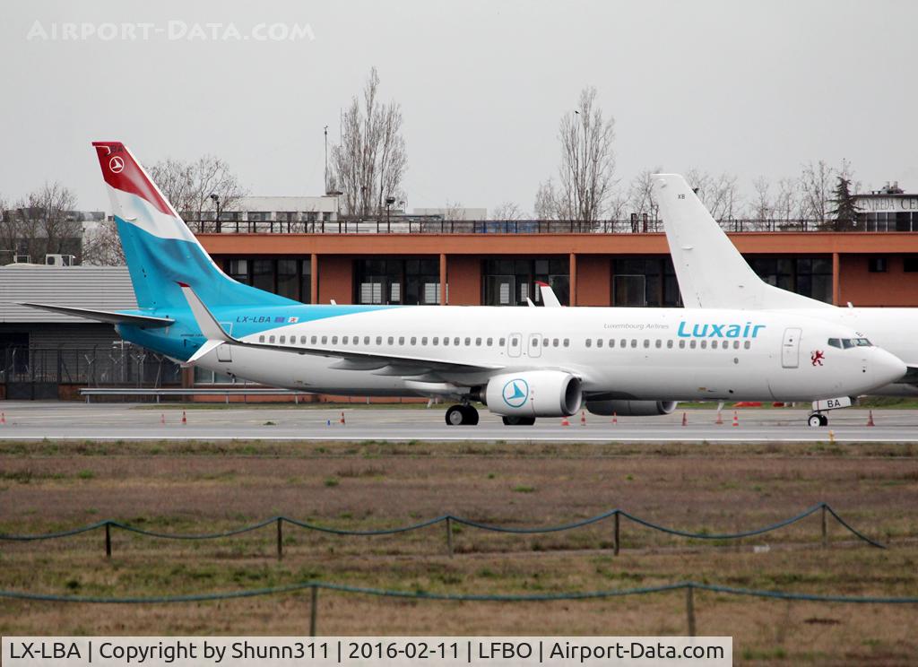 LX-LBA, 2015 Boeing 737-8C9 C/N 43537, Parked at the General Aviation area... Scimitar winglet equipped...