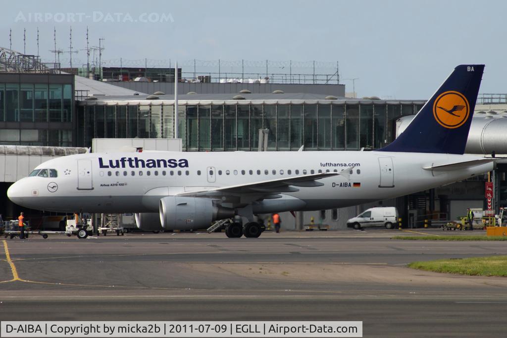 D-AIBA, 2009 Airbus A319-114 C/N 4141, Taxiing