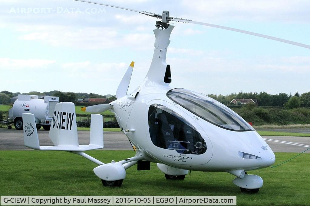 G-CIEW, 2014 Rotorsport UK Cavalon C/N RSUK/CVLN/011, Resident @ EGBO.