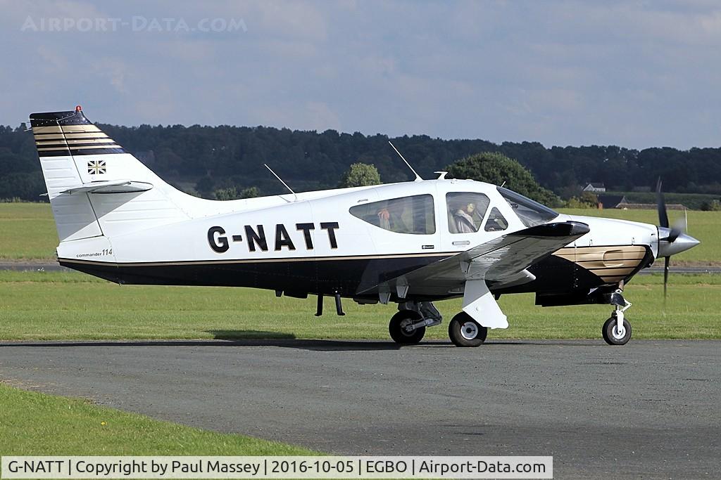 G-NATT, 1979 Rockwell Commander 114A C/N 14538, EX:-N5921N.