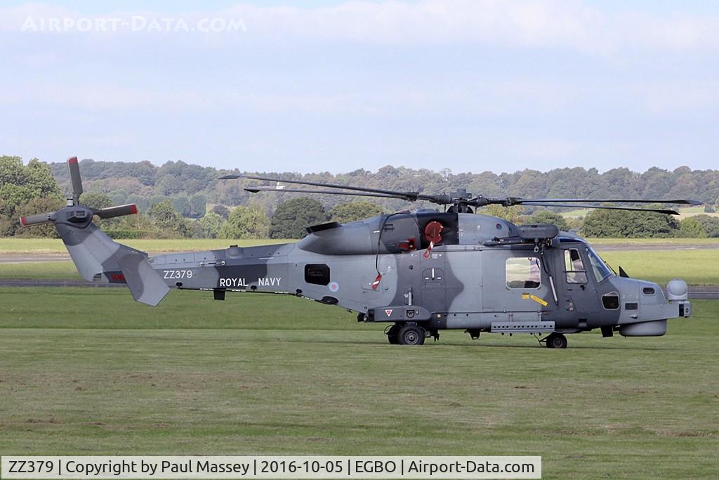 ZZ379, 2013 AgustaWestland AW-159 Wildcat HMA.2 C/N 498, First visit of type.
