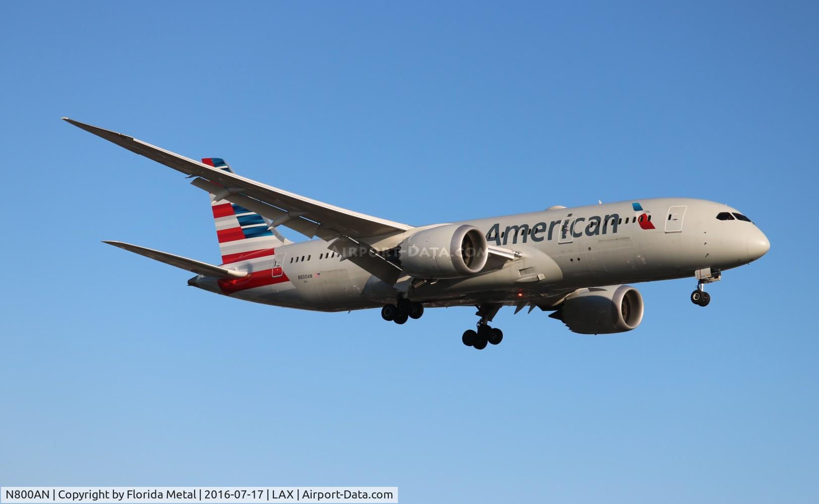N800AN, 2014 Boeing 787-8 Dreamliner Dreamliner C/N 40618, American 787-8