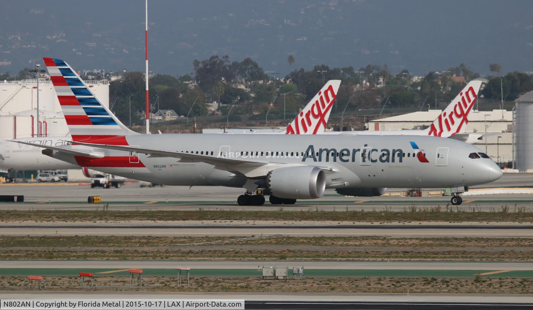 N802AN, 2015 Boeing 787-8 Dreamliner Dreamliner C/N 40620, American