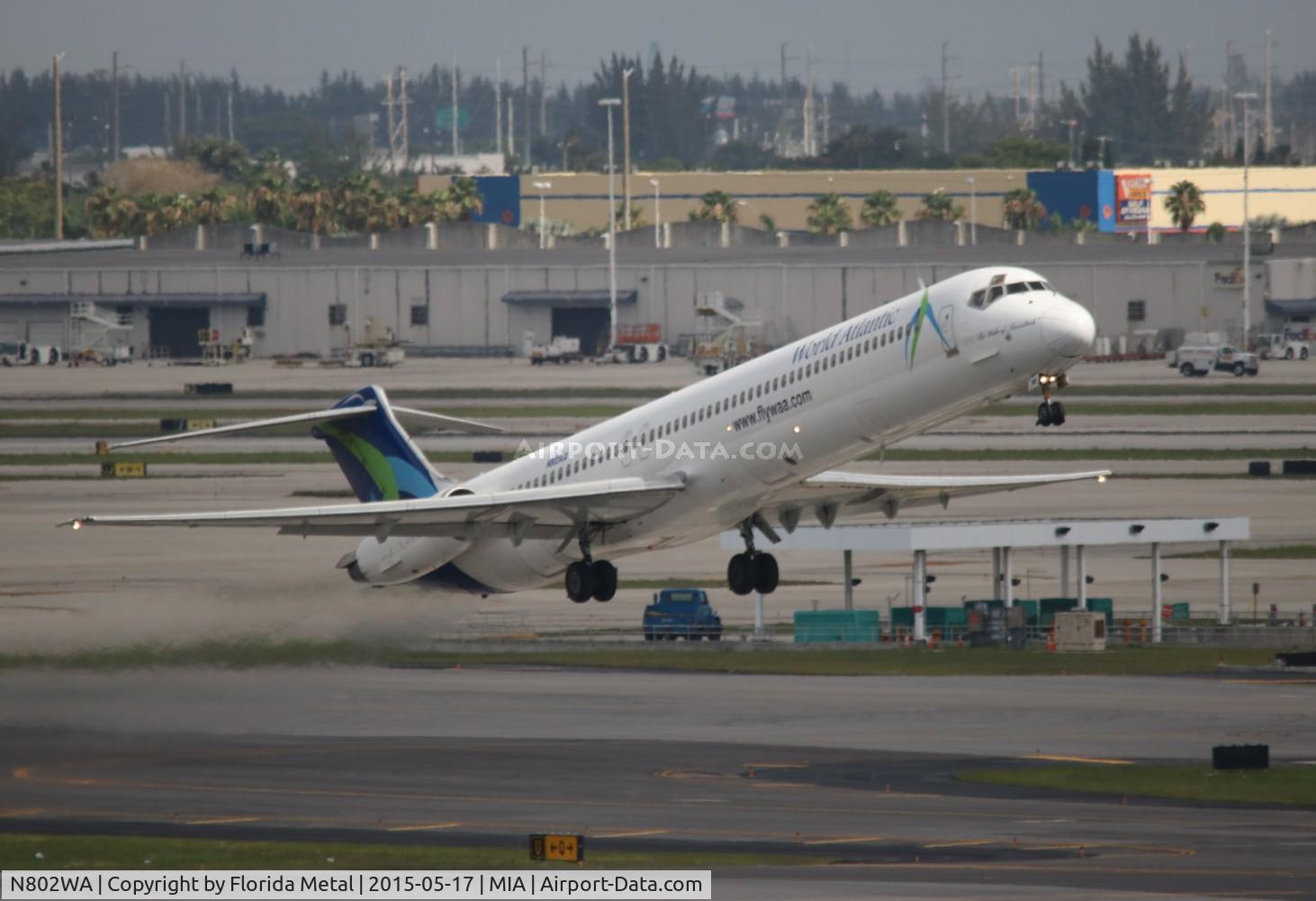 N802WA, 1990 McDonnell Douglas MD-83 (DC-9-83) C/N 53052, World Atlantic