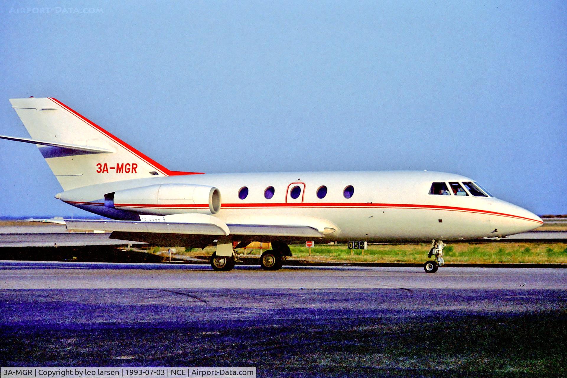 3A-MGR, 1985 Dassault Falcon (Mystere) 20F C/N 473, Nice 3.7.93