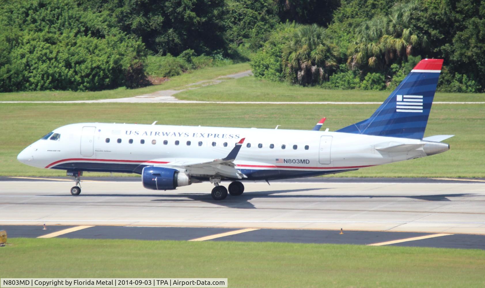 N803MD, 2004 Embraer 170SU (ERJ-170-100SU) C/N 17000015, USAirways